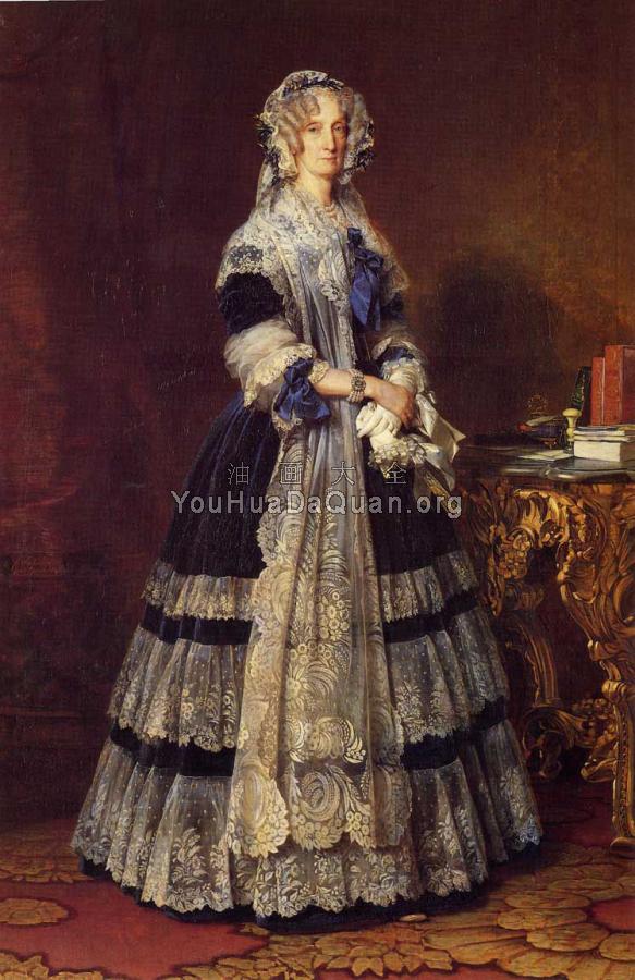 Queen Marie Amelie - 弗朗兹·夏维尔·温特哈特